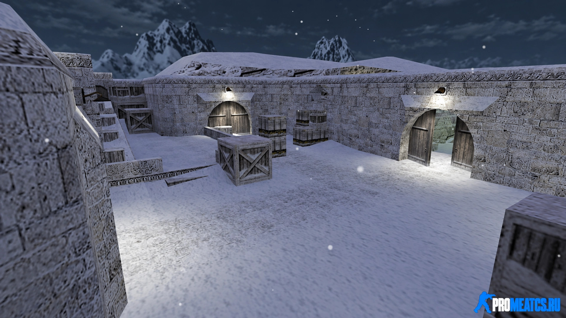 Карта «De_Dust2_Xmas» для CS 1.6 — скриншот 1