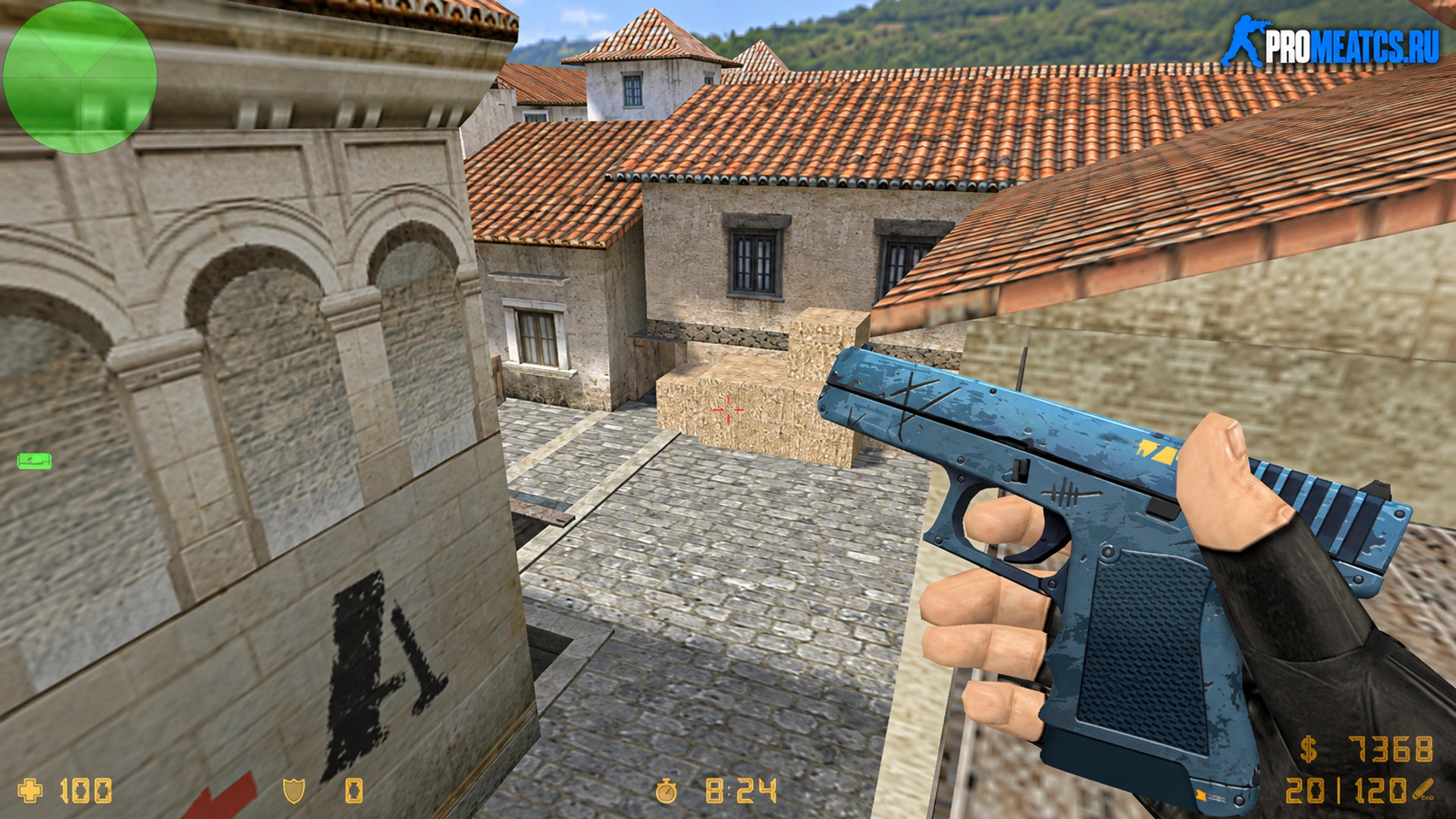Модель Glock-18 Пришелец для CS 1.6 — скриншот 1