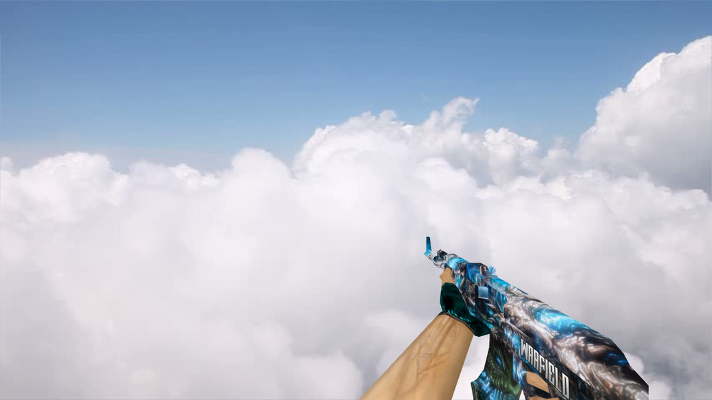 AK47 Blue Bones для CS 1.6 — скриншот 1