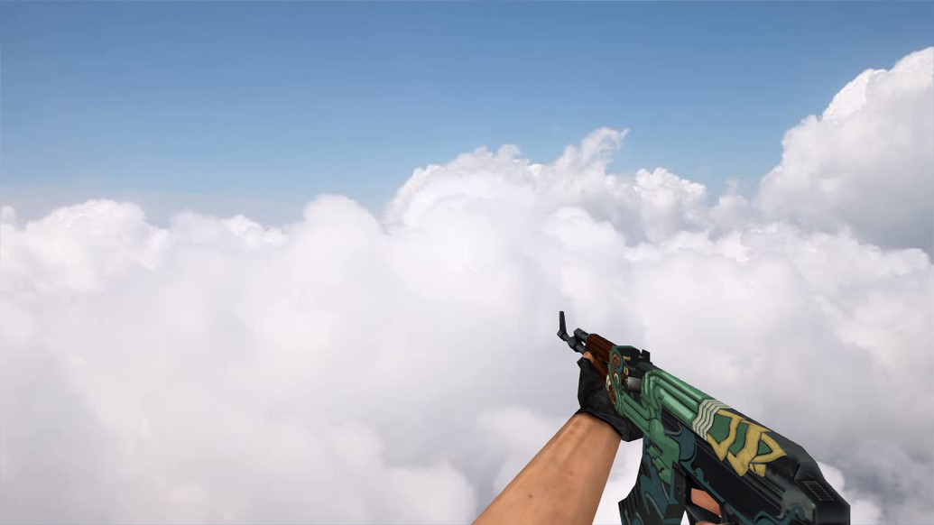 Default AK-47 Fire Serpent для CS 1.6 — скриншот 1