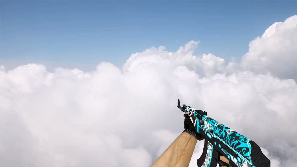 Default AK-47 Frontside Misty для CS 1.6 — скриншот 1