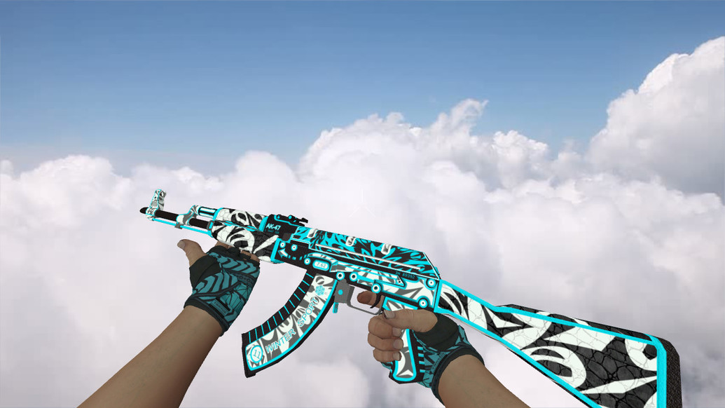 AK-47 Frontside Misty для CS 1.6 — скриншот 1