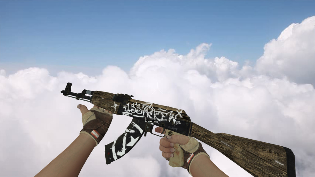 AK-47 Wasteland Rebel для CS 1.6 — скриншот 1