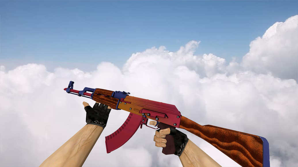 AK-47 Fade для CS 1.6 — скриншот 1