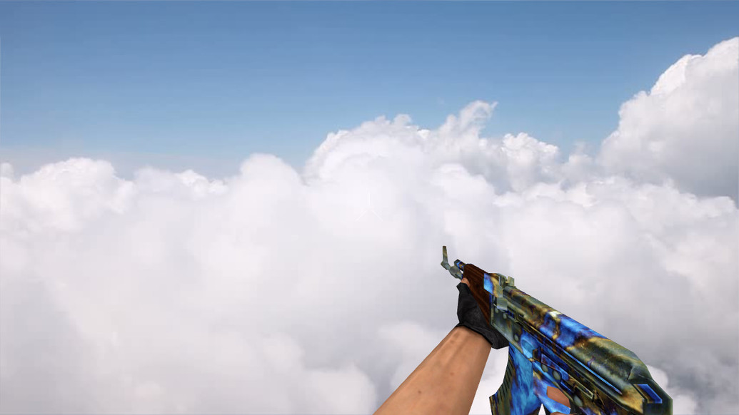 Default AK-47 Case Hardened для CS 1.6 — скриншот 1