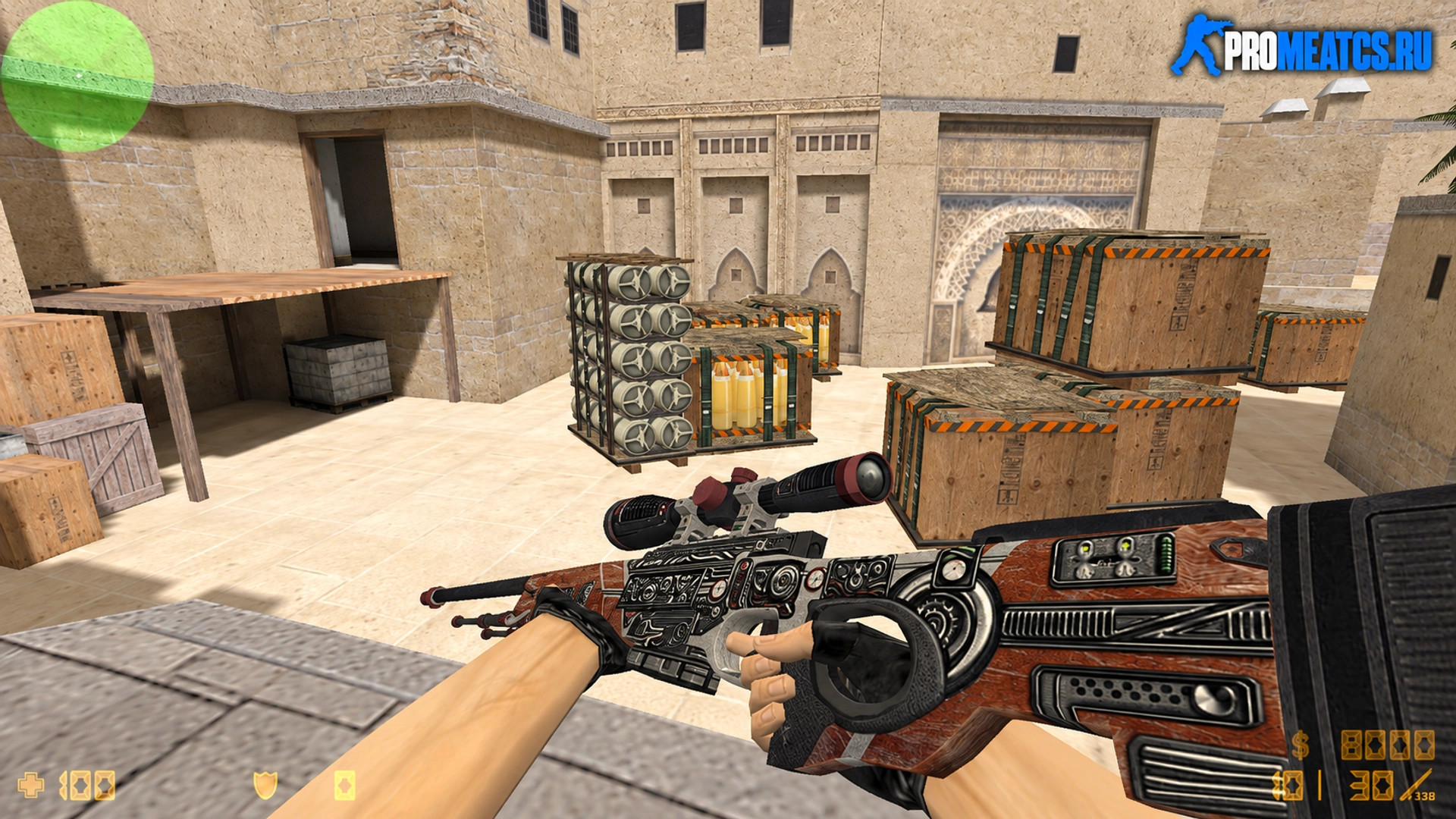 Модель AWP «Mars Trooper» для CS 1.6 — скриншот 1