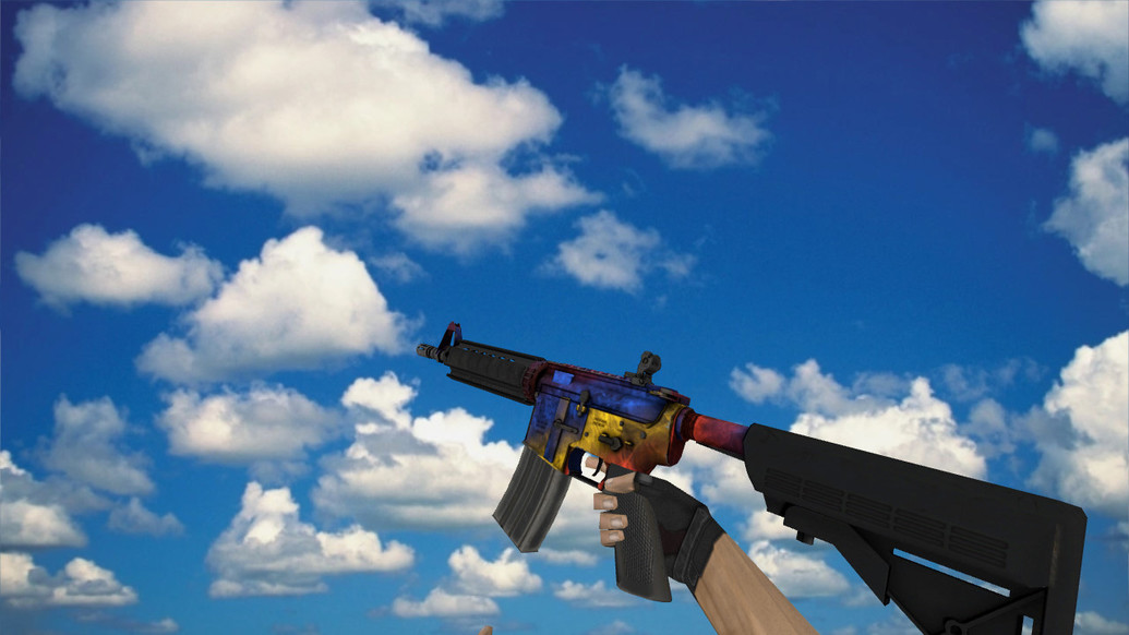 M4A4 | Мраморный градиент для CS 1.6 — скриншот 1