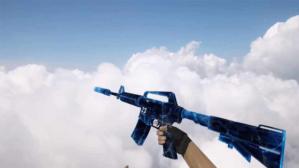 M4A1 Frostbite для CS 1.6 — скриншот 1