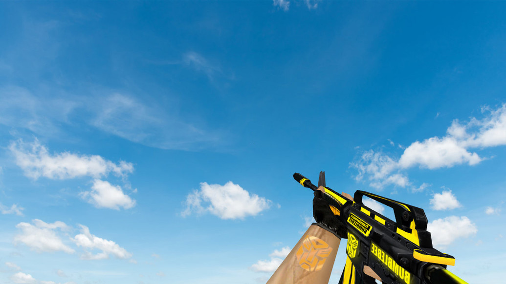 Default M4A1 BUMBLEBEE для CS 1.6 — скриншот 1