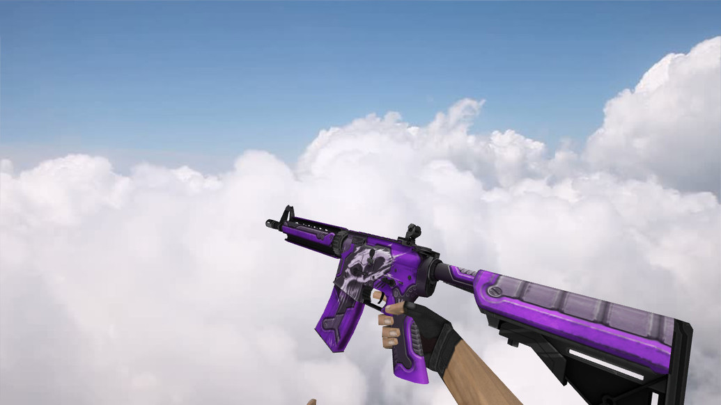 M4A4 War Purple для CS 1.6 — скриншот 1