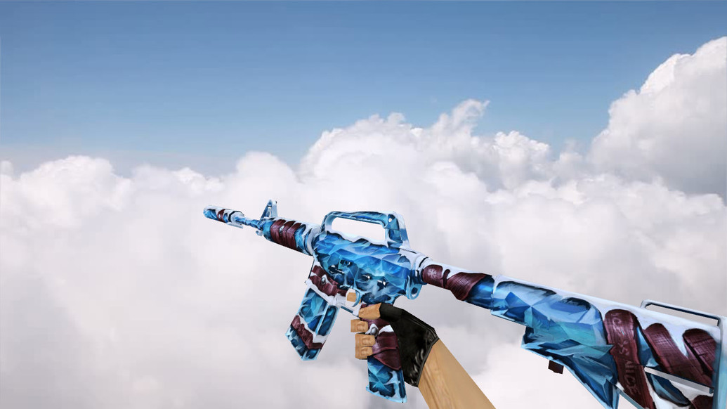 M4A1 Ice Vortex для CS 1.6 — скриншот 1