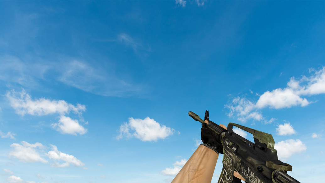 Default M4A1 | Взгляд в прошлое для CS 1.6 — скриншот 1