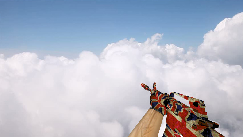 M4A1 Great Britain для CS 1.6 — скриншот 1