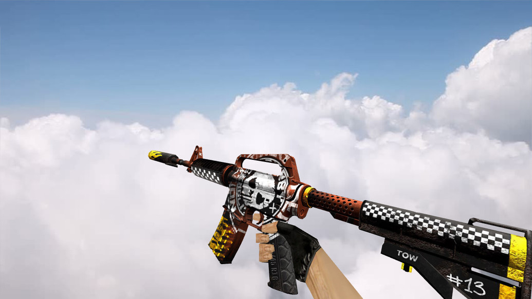 M4A1 Demolition Derby со звуками для CS 1.6 — скриншот 1