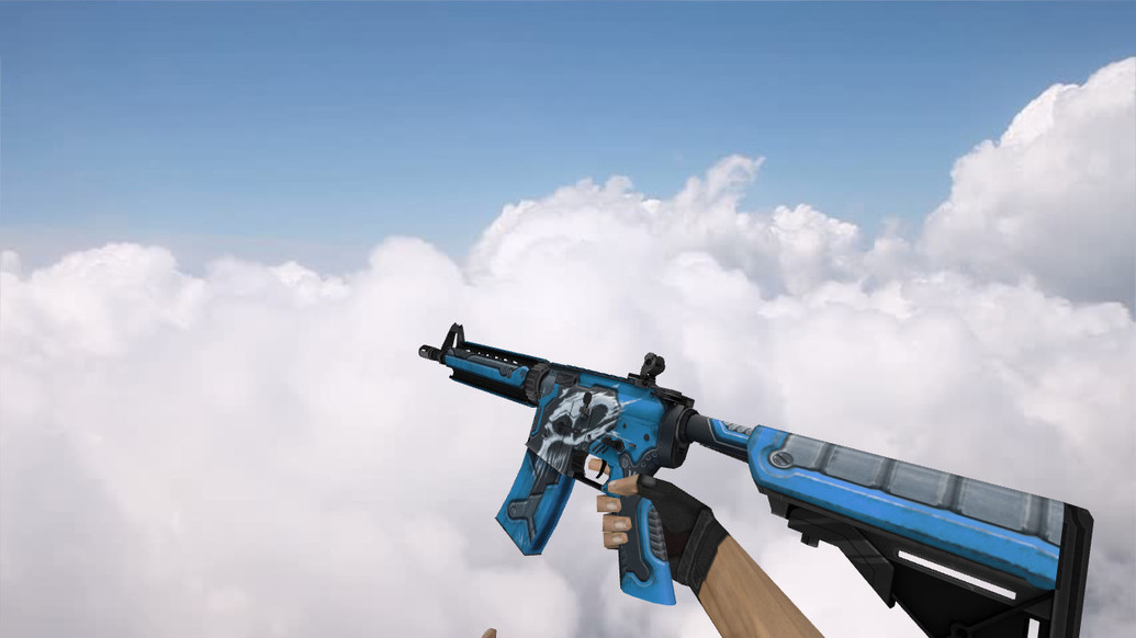 M4A4 War Blue для CS 1.6 — скриншот 1