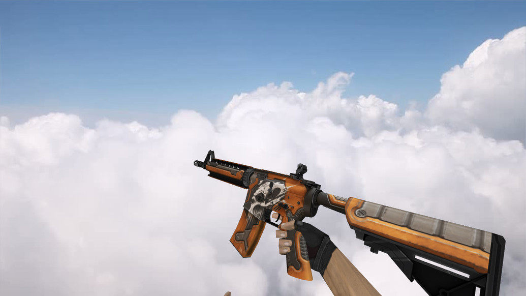 M4A4 War Orange для CS 1.6 — скриншот 1