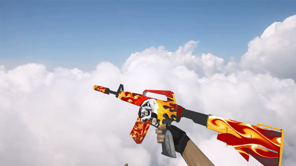 M4A1 Hot Custard для CS 1.6 — скриншот 1