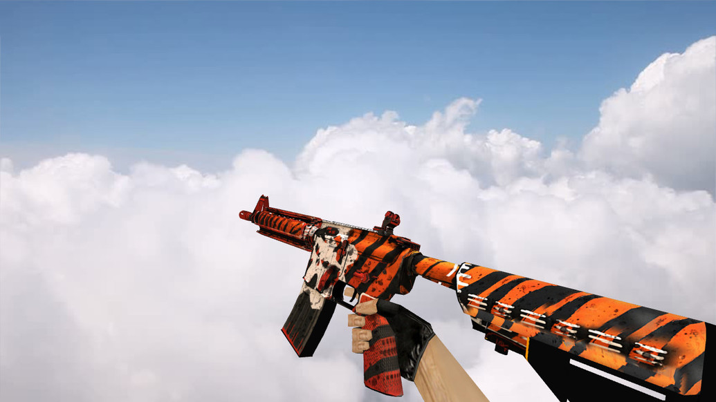 M4A4 SA Warrior для CS 1.6 — скриншот 1
