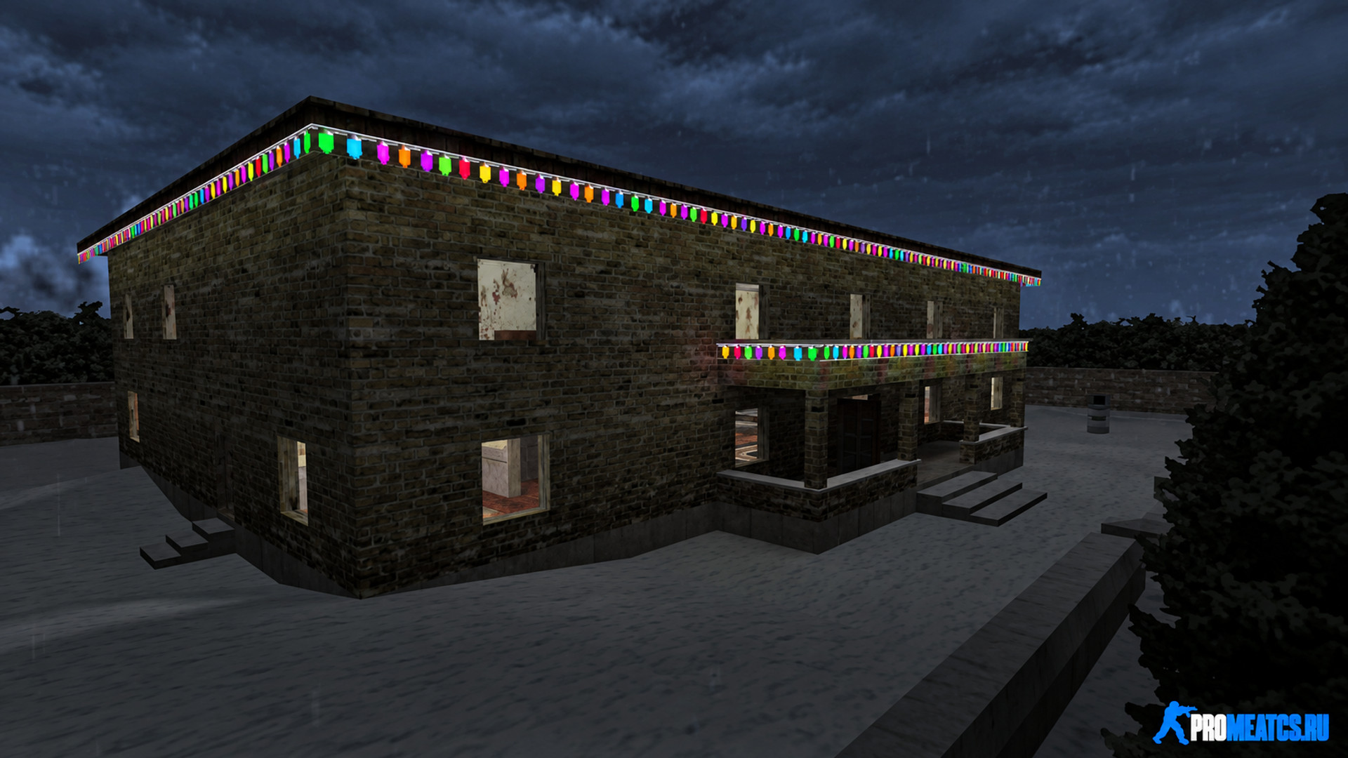 Карта «De_Xmasmansion» для CS 1.6 — скриншот 1