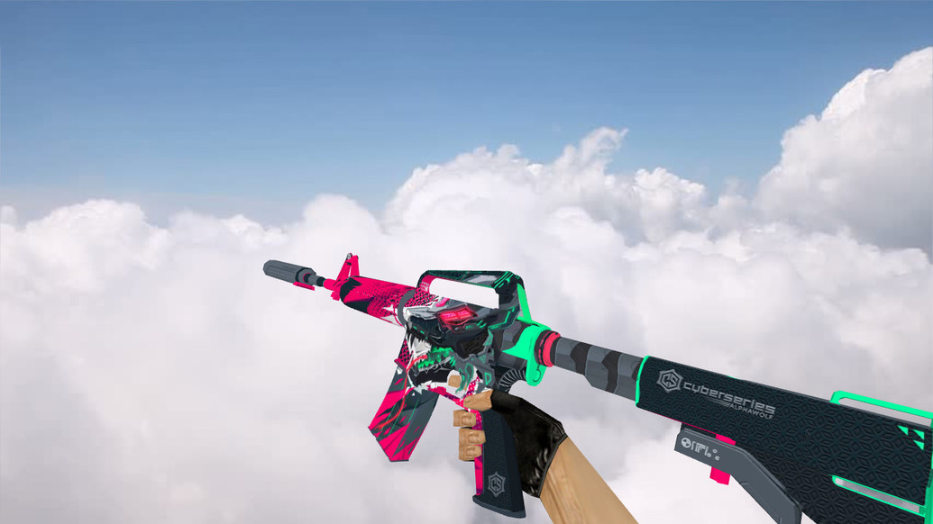 M4A1 Cyberseries для CS 1.6 — скриншот 1