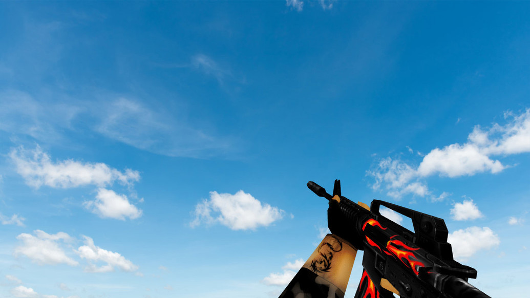 Default M4A1 Firestyle для CS 1.6 — скриншот 1