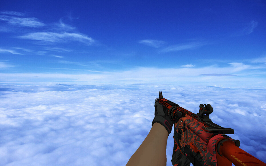 M4A4 Howl Old для CS 1.6 — скриншот 1