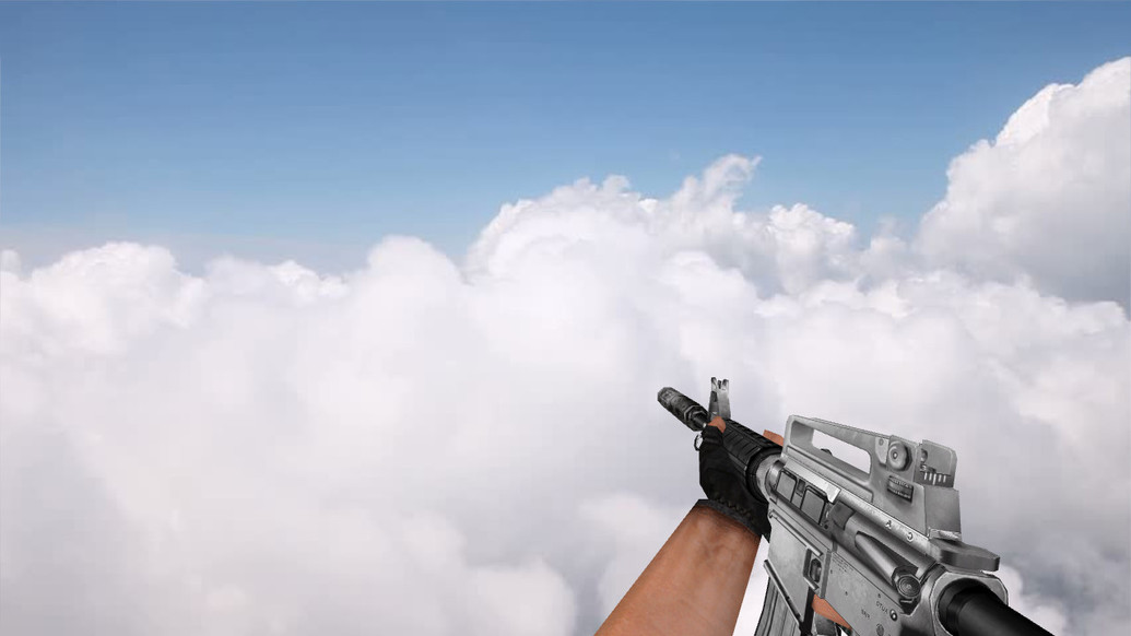 M4A1 Silverstone для CS 1.6 — скриншот 1