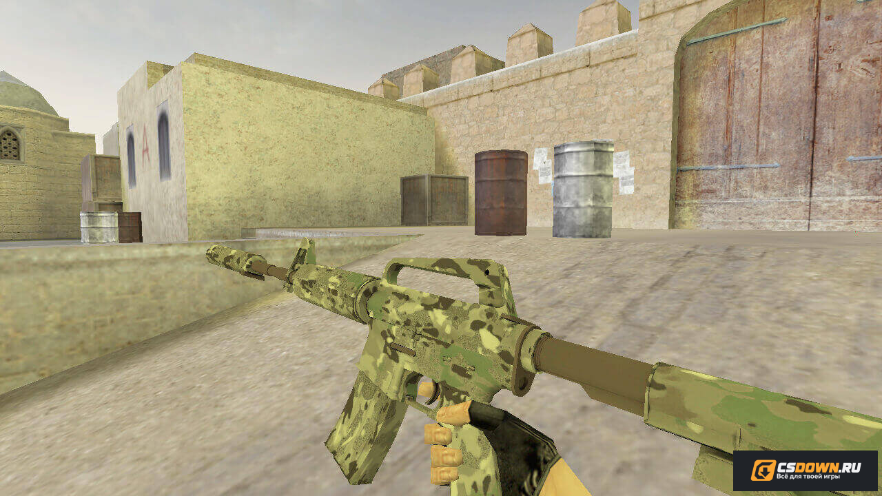 M4A1 | Смешанный камуфляж для CS 1.6 — скриншот 1