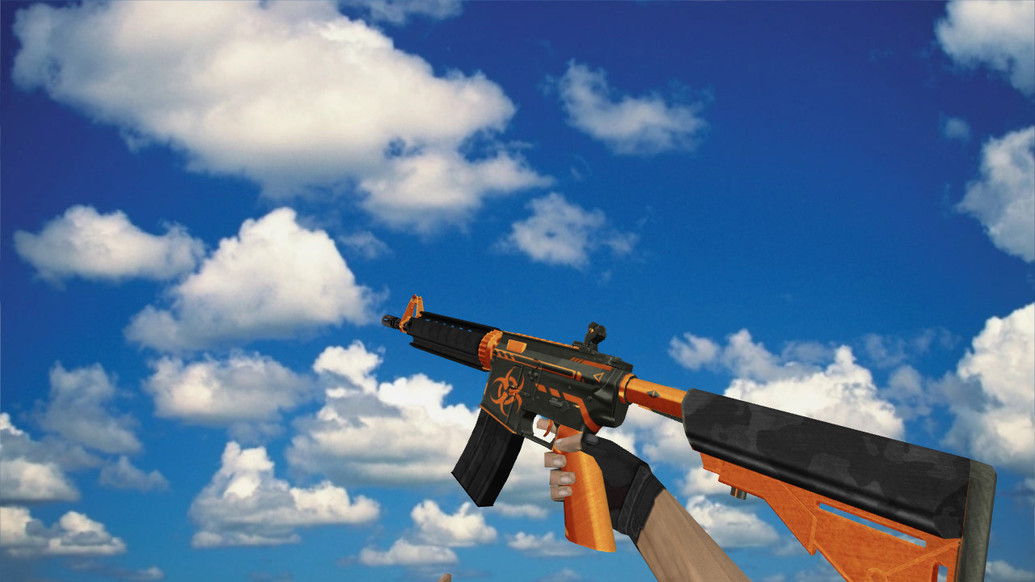 M4A4 Punishment Device для CS 1.6 — скриншот 1