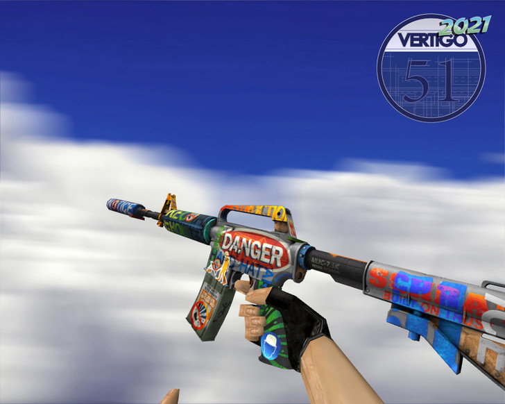 M4A1-S | Неотвратимая угроза Imminent Danger для CS 1.6 — скриншот 1