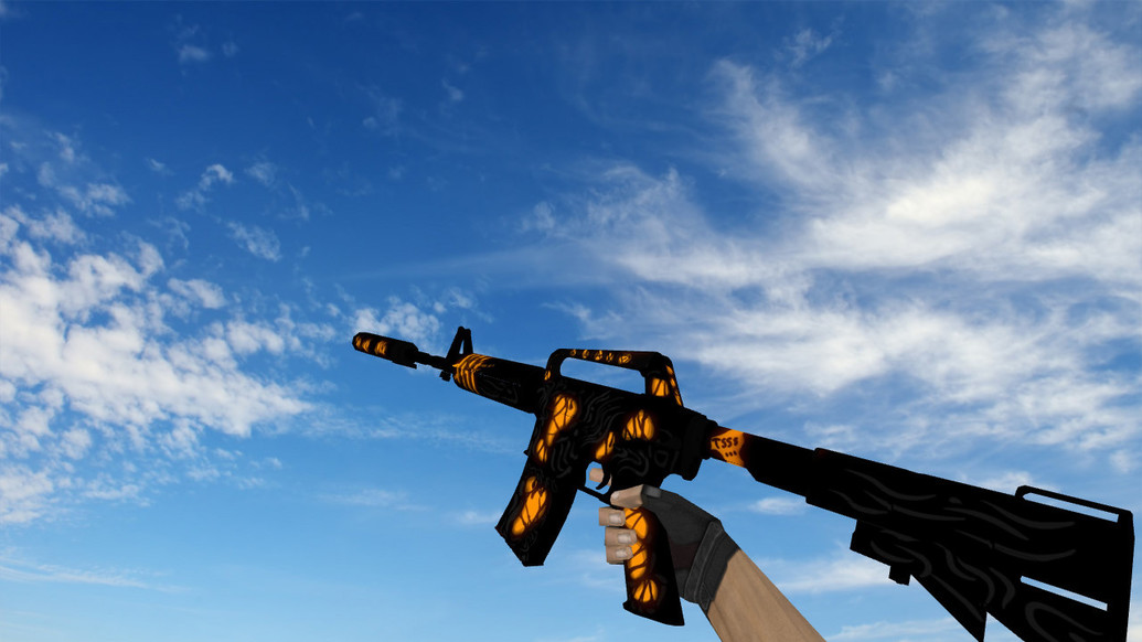 M4A1 The fear of Halloween для CS 1.6 — скриншот 1