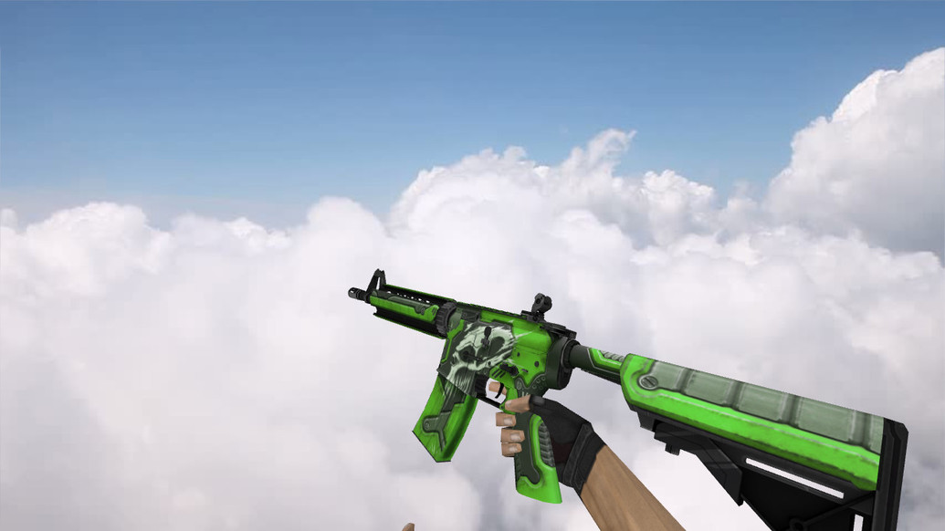 M4A4 War Green для CS 1.6 — скриншот 1