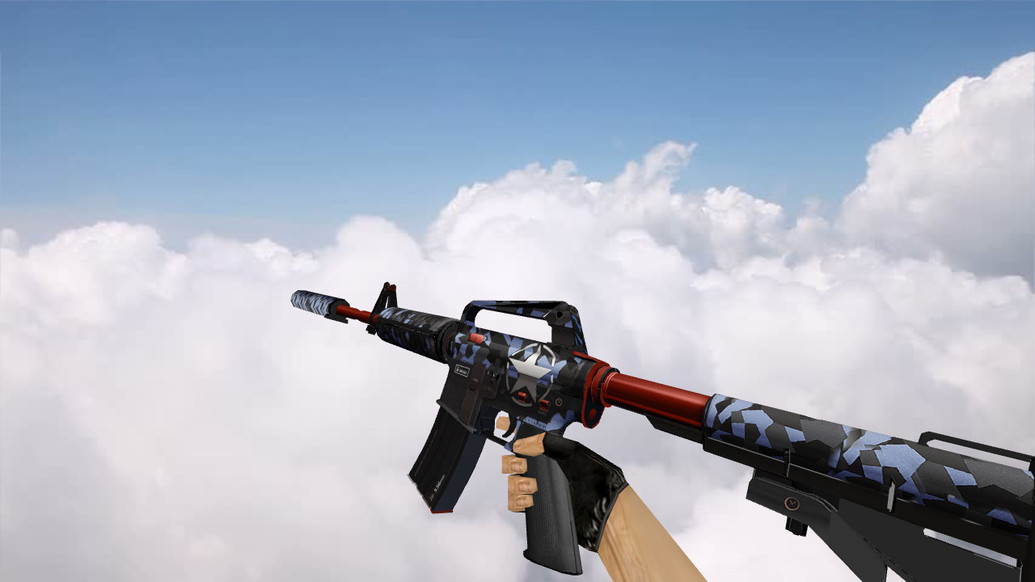 M4A1 Brass для CS 1.6 — скриншот 1