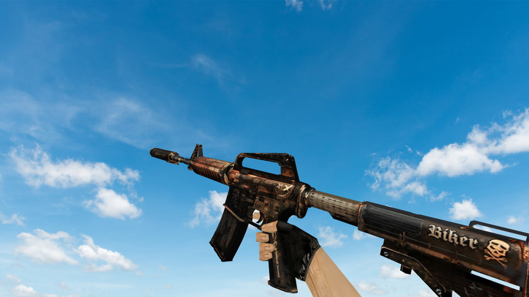 M4A1 Biker для CS 1.6 — скриншот 1