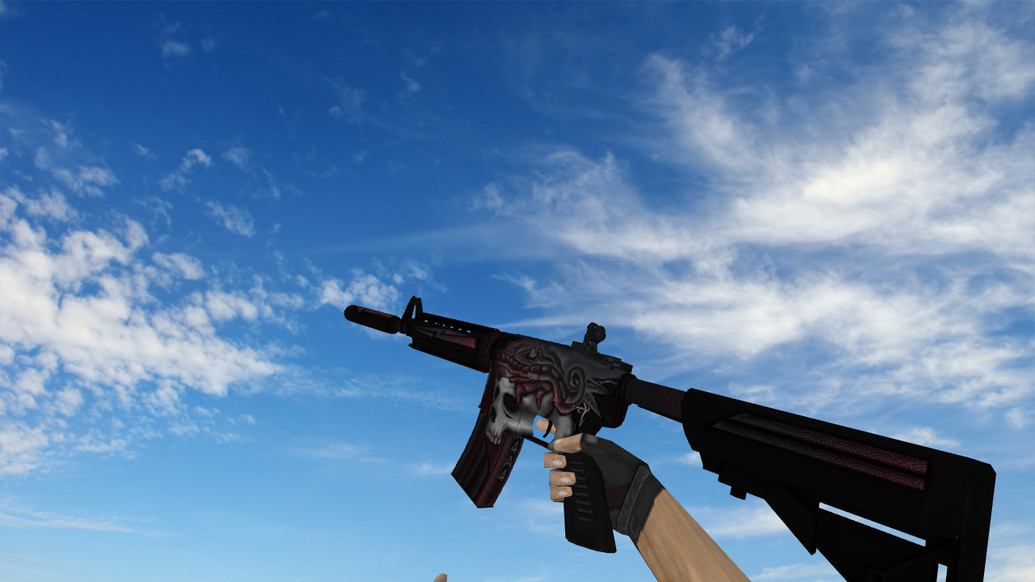 M4A4 Death Walker для CS 1.6 — скриншот 1