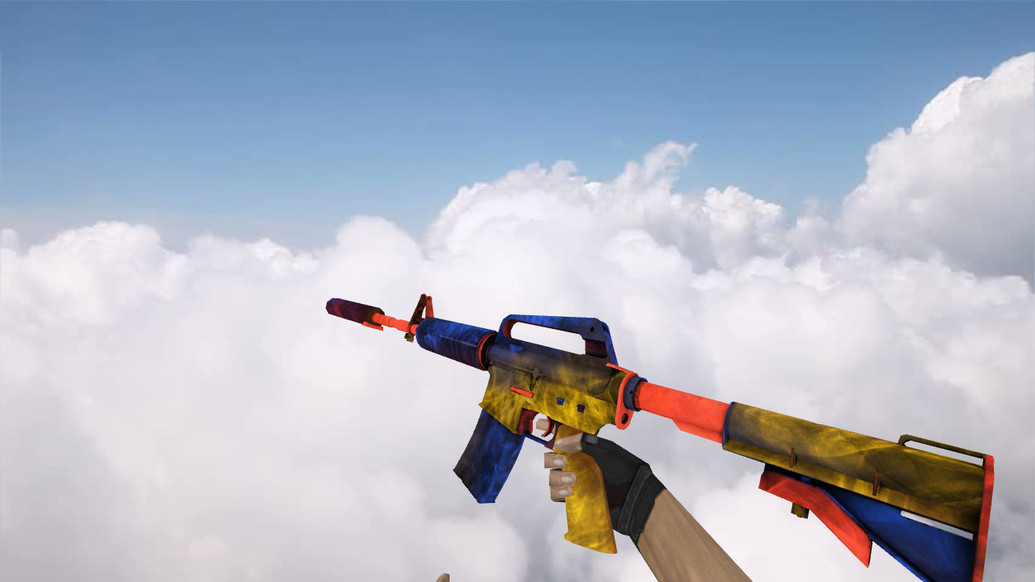 M4A1 | Мраморный градиент для CS 1.6 — скриншот 1