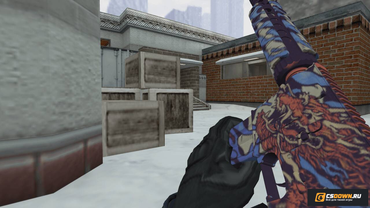 M4A4 | Король драконов для CS 1.6 — скриншот 1