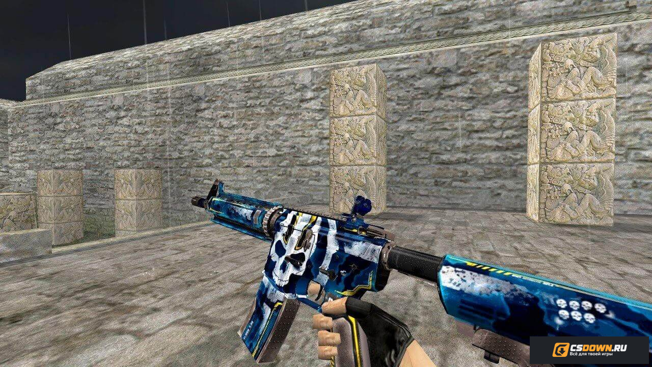 M4A4 | Ultramarine Maniac для CS 1.6 — скриншот 1