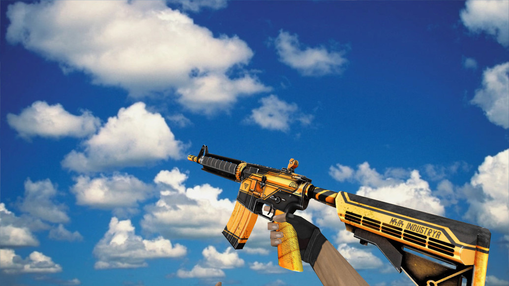 M4A4 Industrya для CS 1.6 — скриншот 1
