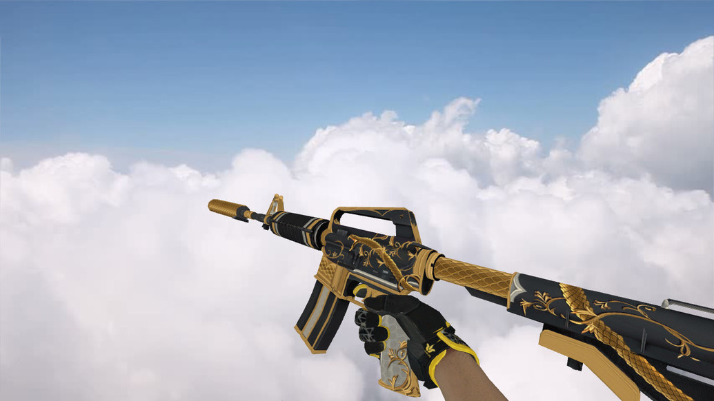 M4A1 | Золотая спираль для CS 1.6 — скриншот 1