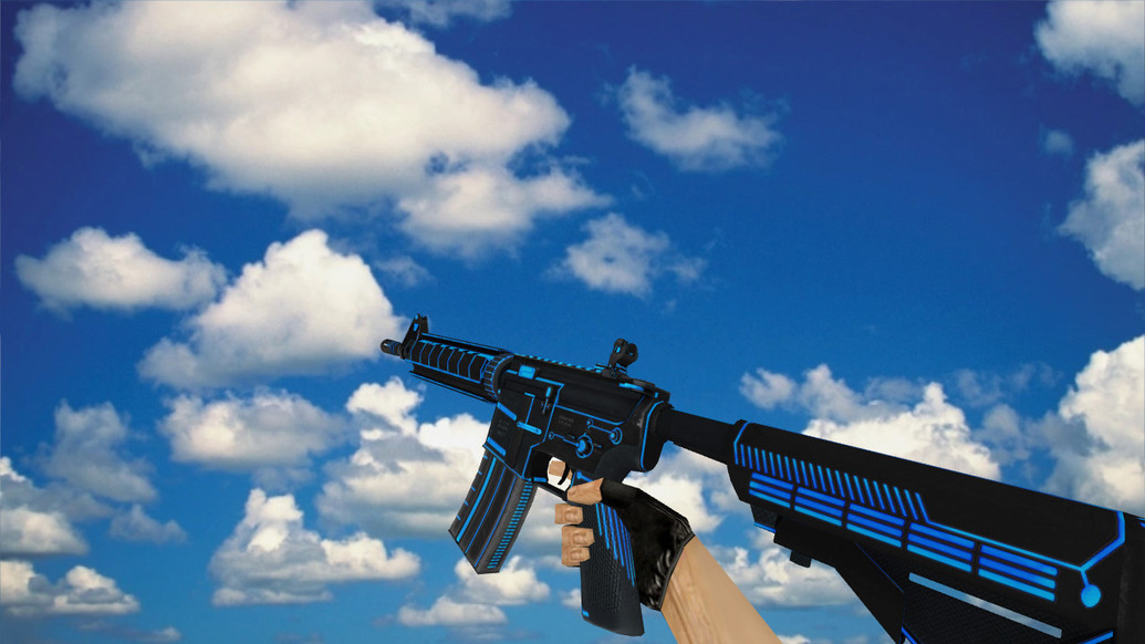M4A4 Plasmax для CS 1.6 — скриншот 1
