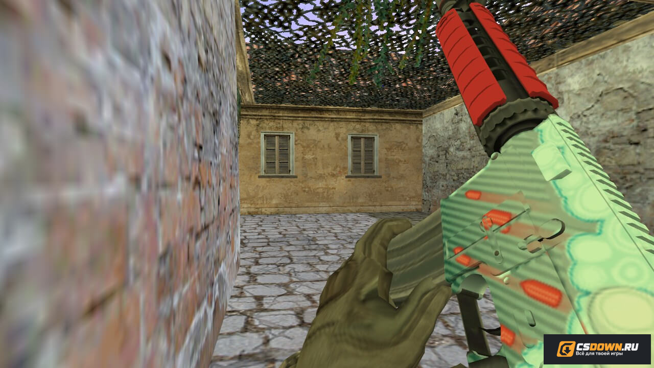 M4A4 «Дождь из пуль» — базовая версия для CS 1.6 — скриншот 1