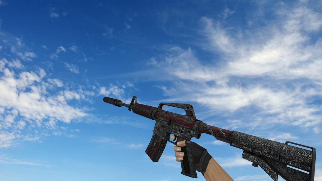 M4A1 Steel Plexus Freestyle для CS 1.6 — скриншот 1