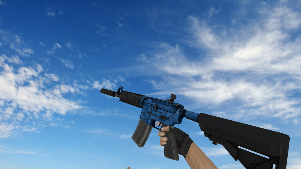 M4A4 | Ржавый кобальт для CS 1.6 — скриншот 1