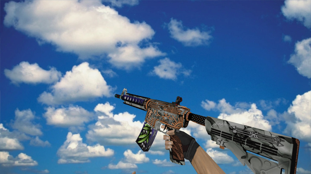 M4A4 Rage Of Gods для CS 1.6 — скриншот 1