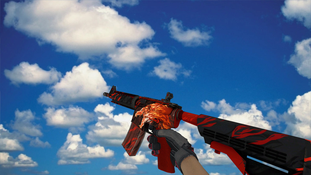 M4A4 «Вой» Specialist Gloves для CS 1.6 — скриншот 1