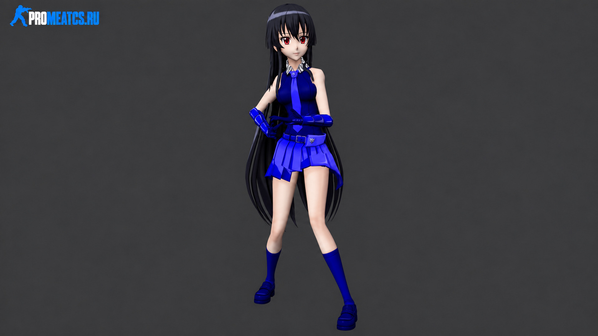 Женская Аниме модель для CS 1.6 - скин Anime Girl — скриншот 1