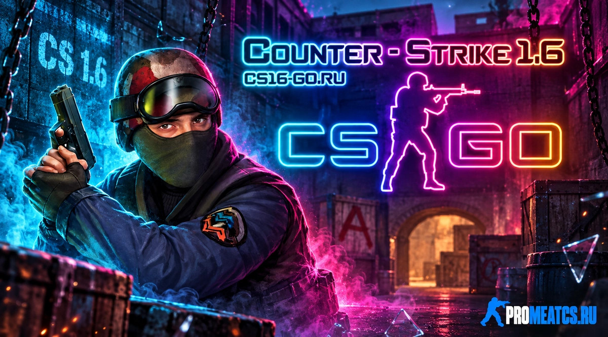 CS 1.6 (КС 1.6) CS:GO V3 без анимации осмотра оружия — скриншот 1