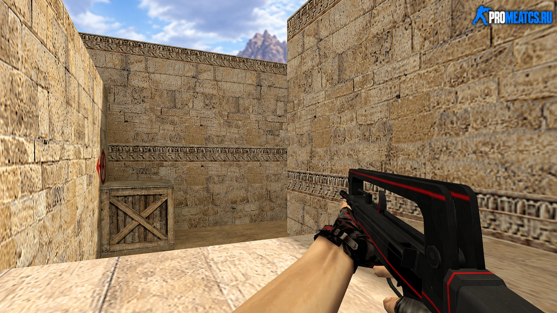 Модель Famas Красная линия для CS 1.6 — скриншот 1
