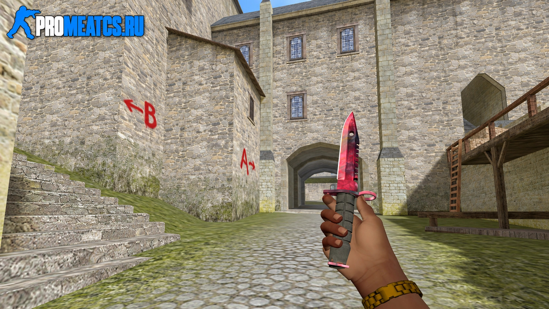 Модель Штык-нож M9 «Doppler Phase 2» для CS 1.6 — скриншот 1